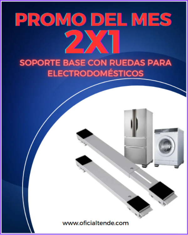 PROMO 2X1 SOPORTE BASE CON RUEDAS PARA ELECTRODOMÉSTICOS
