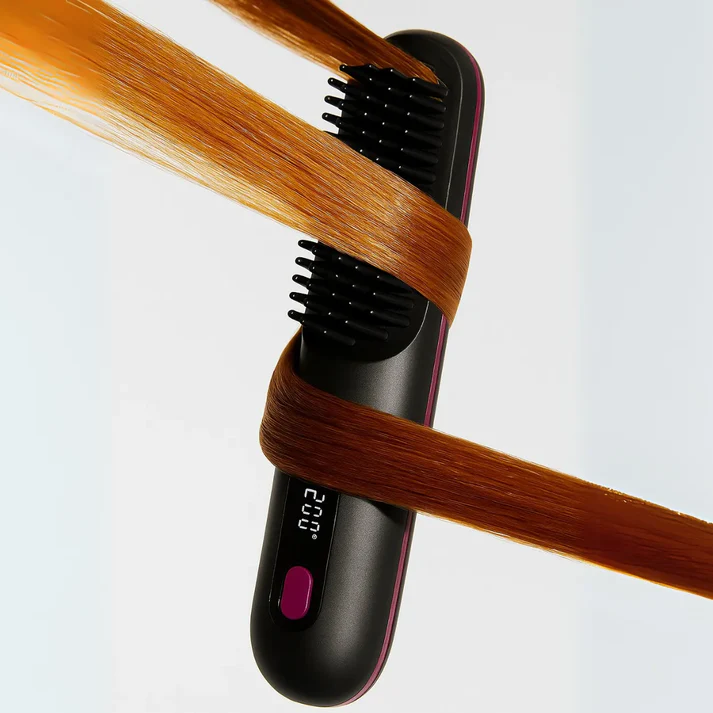 HAIR CARE PRO - CEPILLO ALISADOR PORTATIL RECARGABLE
