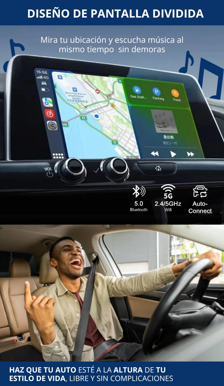 AUTOLINK PRO - ADAPTADOR CARPLAY INALÁMBRICO USB