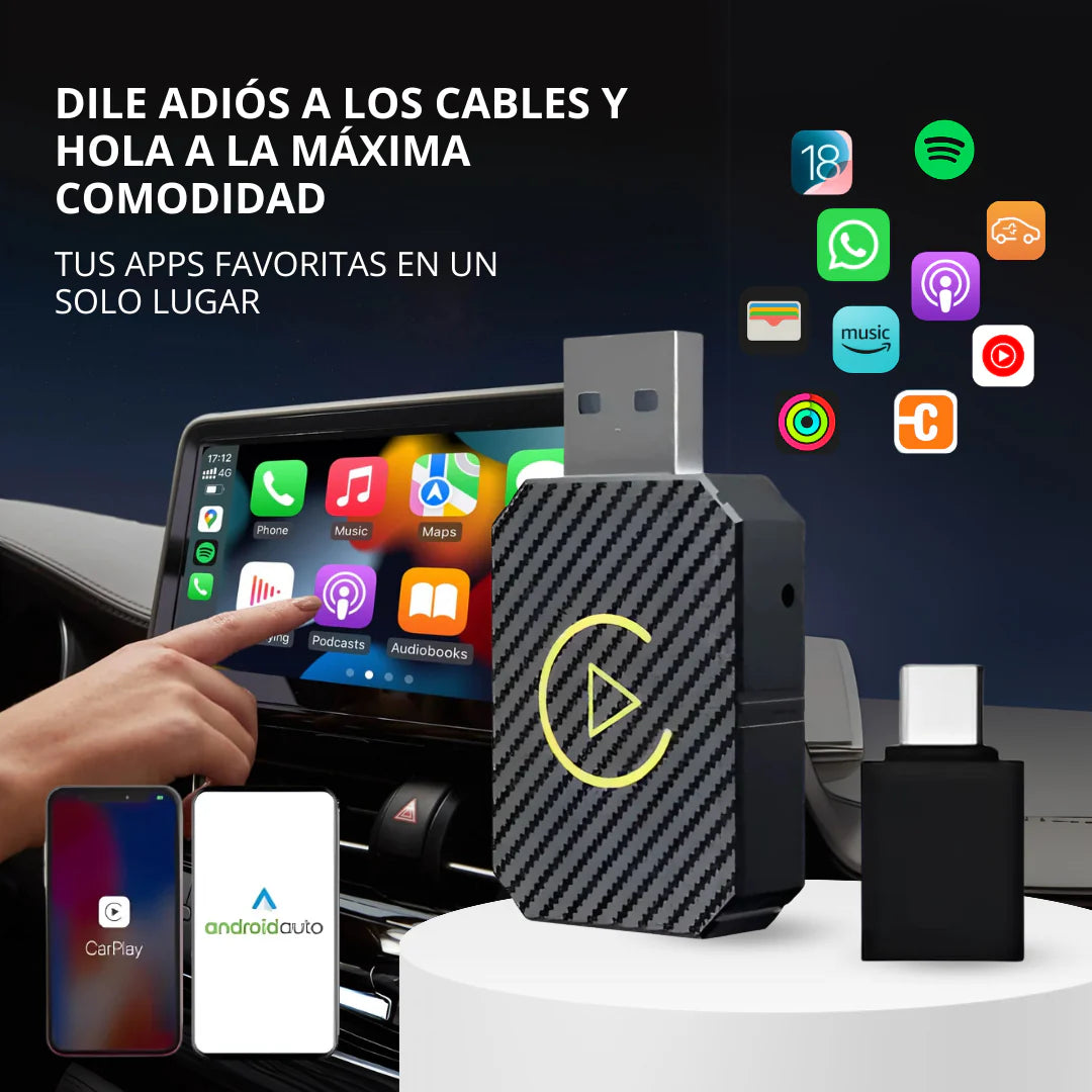 AUTOLINK PRO - ADAPTADOR CARPLAY INALÁMBRICO USB