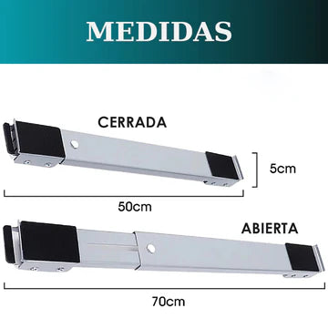 PROMO 2X1 SOPORTE BASE CON RUEDAS PARA ELECTRODOMÉSTICOS